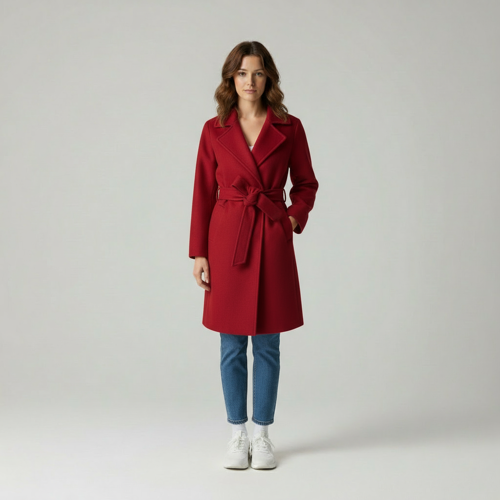 Isabelle | Elegante Trenchcoat met Strikceintuur