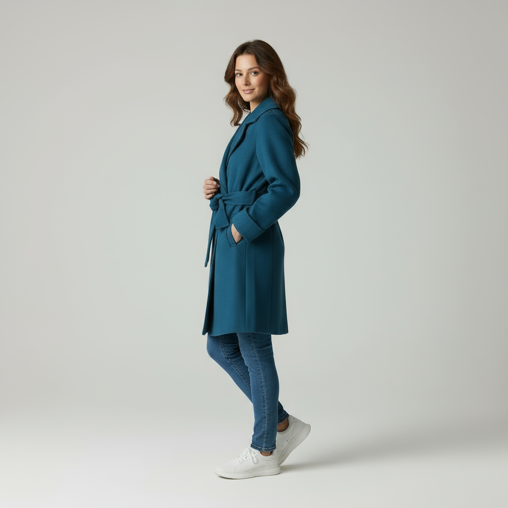 Isabelle | Elegante Trenchcoat met Strikceintuur