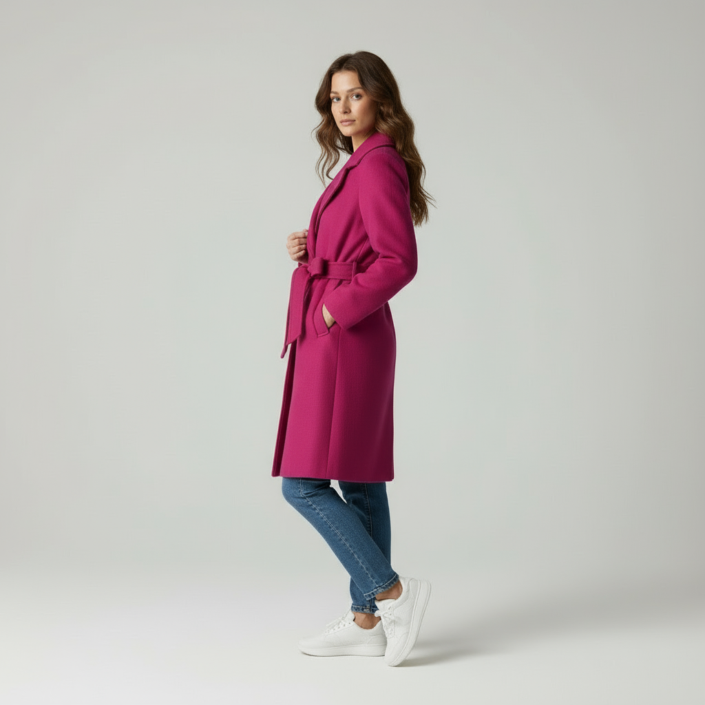 Isabelle | Elegante Trenchcoat met Strikceintuur