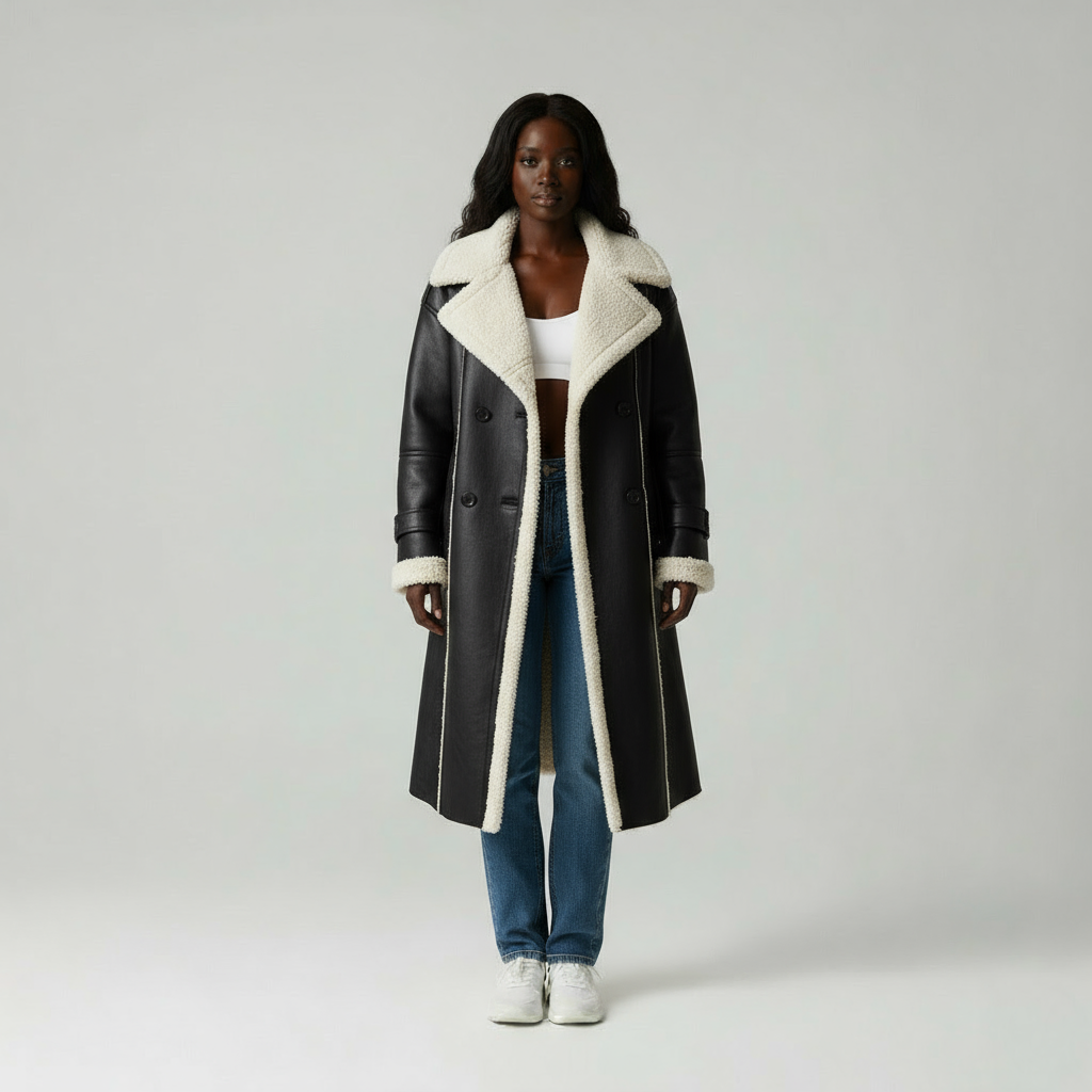 Sophie | Trenchcoat met Teddy Voering