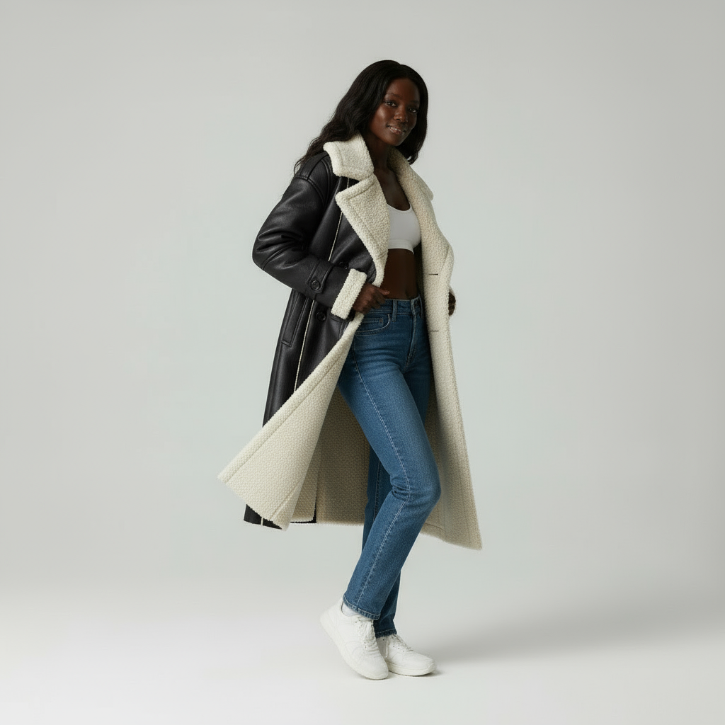 Sophie | Trenchcoat met Teddy Voering