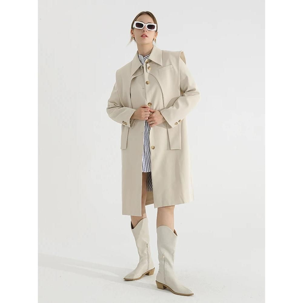 Lina | Moderne Trenchcoat voor dames